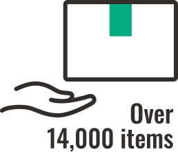Over 14,000 items